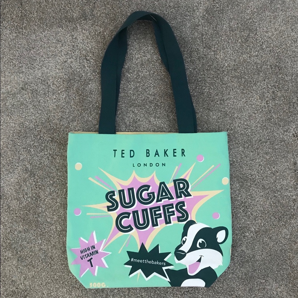 Ted Baker Meet The Bakers Canvas Tote Bag